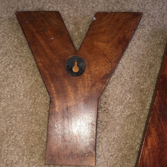 Urban outfitters wood letters. Made in India. $18 for all three - Picture 5 of 8